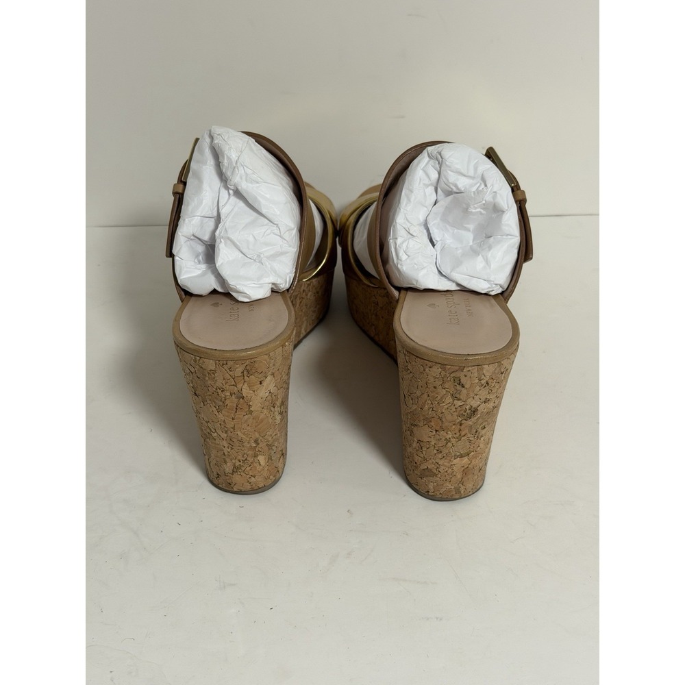 Kate Spade New York "Talula" cork wedge sandals, Women's Size 8M - Picture 6 of 9